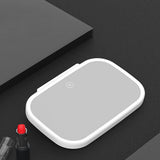 Car LED Light Make Up Mirror Touch Control Adjustable Brightness Car Sun Visor Cosmetic Mirror