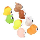 8Pcs Cartoon Squeeze Toy Eyes Raised Animal Soft Sensory Toys