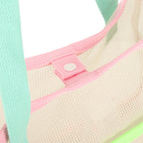Mesh Beach Tote Bag Pool Bag Kids Shell Collecting Toy Bag