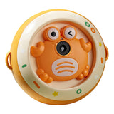 Electric Bubble Blower Machine Portable Crab Bubble Maker Toy Orange