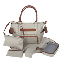6Pcs Set Mom Bags Multifunctional Diaper Changing Bag Tote Set