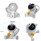 Rotatable Starry Projector Night Light Spaceman Projector with 8 Projection Effect