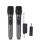 2Pcs Set Wireless Karaoke Microphone Rechargeable Handheld Microphone with LED Display
