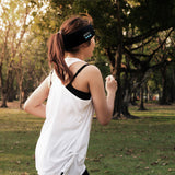 Bluetooth Sports Headband Wireless Earphones for Running and Workouts Black