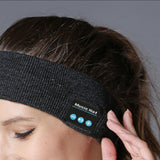 Bluetooth Sports Headband Wireless Earphones for Running and Workouts Dark Gray
