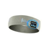 Bluetooth Sports Headband Wireless Earphones for Running and Workouts Gray