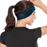 Bluetooth 5.2 Sports Headband Wireless Earphones – Comfortable Headphones for Exercise Blue