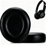 Pair of Replacement Ear Pads for Solo 4 Headphones – Soft Protein Leather Black