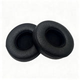 Pair of Replacement Ear Pads for Solo 4 Headphones – Soft Protein Leather Black