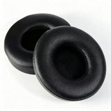 Pair of Replacement Ear Pads for Solo 4 Headphones – Soft Protein Leather Black