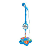 Karaoke Machine with 1 Mic – Height-Adjustable Singing Playset Blue