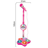 Karaoke Machine with 1 Mic – Height-Adjustable Singing Playset Pink