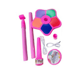 Karaoke Machine with 1 Mic – Height-Adjustable Singing Playset Pink