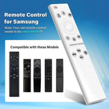 Replacement Solar-Powered Voice Remote – USB-C Charging Bluetooth for Samsung Smart TV