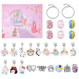 Jewellery Advent Calendar for Girls – DIY Bracelet Christmas Gift Set Style 2