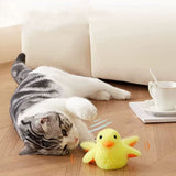 Electric Interactive Cat Toy – Flapping Plush Duck USB Rechargeable