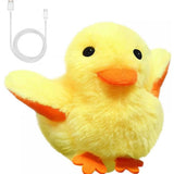 Electric Interactive Cat Toy – Flapping Plush Duck USB Rechargeable