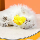 Electric Interactive Cat Toy – Flapping Plush Duck USB Rechargeable
