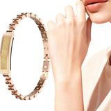 Elegant Women’s Smart Bracelet Sports Tracker Gold