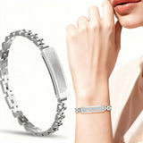 Elegant Women’s Smart Bracelet Sports Tracker Silver