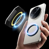 Portable RGB Selfie Light Clip-On 5 Color Modes & Brightness for Live Streaming