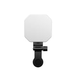 Portable RGB Selfie Light Clip-On 5 Color Modes & Brightness for Live Streaming