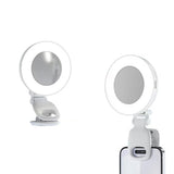Makeup Selfie Light with Mirror 3 Light Modes & 180 Degrees Rotating Clip White