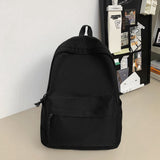 Large Capacity Men's Travel Backpack for School Work and Daily Use Black