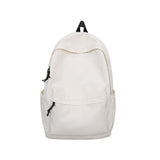 Large Capacity Men's Travel Backpack for School Work and Daily Use Off-White