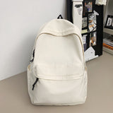 Large Capacity Men's Travel Backpack for School Work and Daily Use Off-White