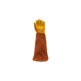 Long Gardening Gloves PU Leather Thorn Resistant Gloves with Extended Forearm Protection for Gardening Welding Yard Work