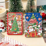 8PCS Christmas A7 Spiral Pocket Notebooks with Lined Paper