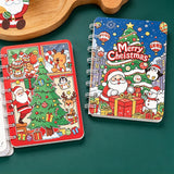 8PCS Christmas A7 Spiral Pocket Notebooks with Lined Paper