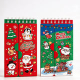 2PCS Christmas Spiral Vocabulary Pocket Notebooks 80 Sheets