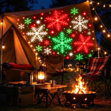 Christmas LED Projector Night Light 6 Films USB Powered