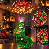 Christmas LED Projector Night Light 6 Films USB Powered