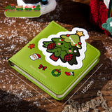2PCS Christmas Square Blank Drawing Notebooks 96 Sheets 192 Pages