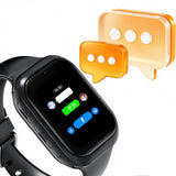 4G SIM Smart Watch for Youngsters Calling and Tracking Black