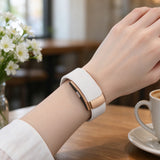Fitness Band Smart with Woven Strap and 25 Day Battery Life Light Gray