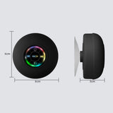 Water Resistant Bluetooth Shower Speaker Wireless Speaker with Suction Cup Black