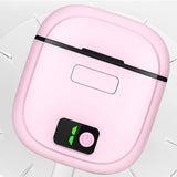 3-Speed Adjustable Electric Nail Clipper with LED Light Digital Display Nail Trimmer with Debris Storage Pink