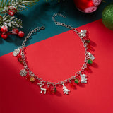 Christmas Necklace with Jingle Bell Pendant Festive Holiday Jewelry Style 3