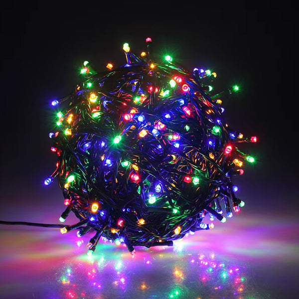 Solar-Powered LED String Fairy Lights for Outdoor Garden Decoration Multicolor