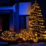 Solar-Powered LED String Fairy Lights for Outdoor Garden Decoration Warm White