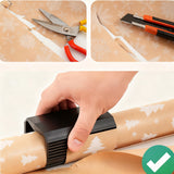 2PCS Wrapping Paper Cutter Set – Gift Wrap Roll Cutting Tool for Christmas & Crafting Style 1