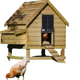 Extra Large Automatic Chicken Coop Door Battery Powered Weather-Resistant Hen House Gate Opener