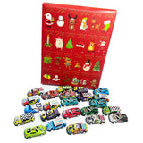 Alloy Pull-Back Car Advent Calendar– Surprise Box Toy Set