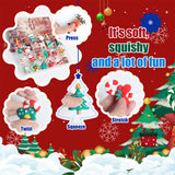 24 Days Christmas Advent Calendar Blind Box Figurines Hanging Ornaments Set