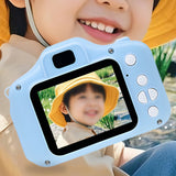 Kids 1080P Digital Camera with 32GB TF Card Christmas Birthday Gift Toy Blue
