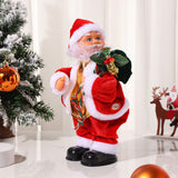 Electric Dancing Santa Claus Toy with Guitar and Music Christmas Decoration Style 1